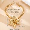 Stereoscopic Large Volume Flower Pendant Wrinkled Flowers Pendant Necklace  Daily Occasion