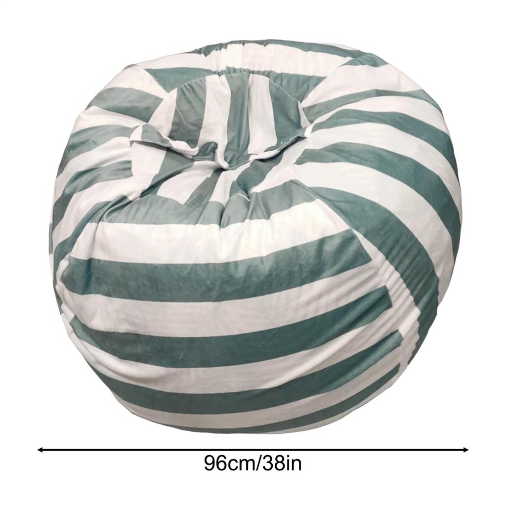Bean Bag Storage Stuffed Animal Chair Kids Toys with Zip microfiber flannel Children Kids Plush Toy Organizer Large Capacity