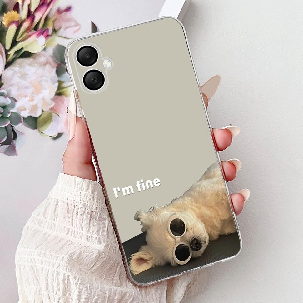 Casing Popular Rose Girl Painted Cover For Samsung Galaxy A06 Soft Silicone Phone Case For Samsung A05 A06 Back Cover Capa Bags