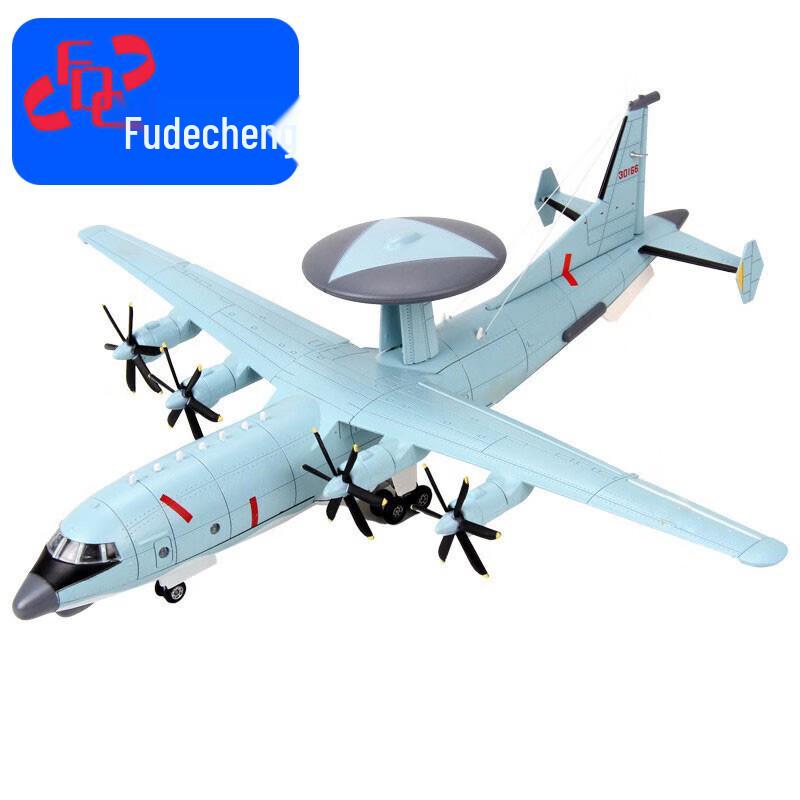 Fudecheng Alloy 1:100 Early Warning Aircraft Model
