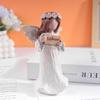 Angel Welcome Sculpture Resin Creative Craft for Home Bedroom, Living Room, and Study Desk Decoration
