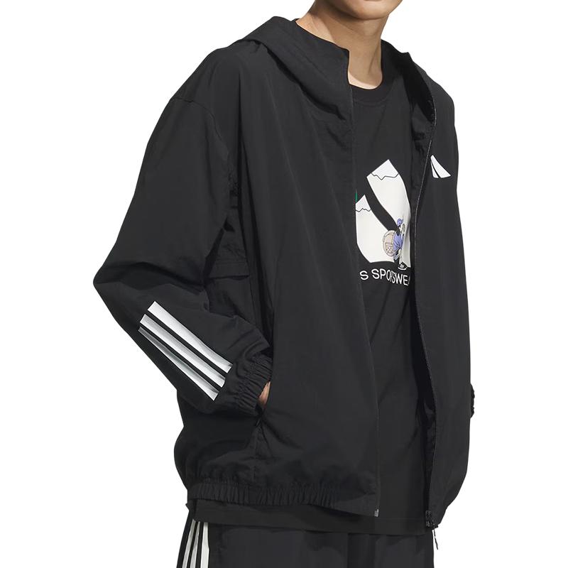 Adidas Casual Jacket Men's Black KC3926