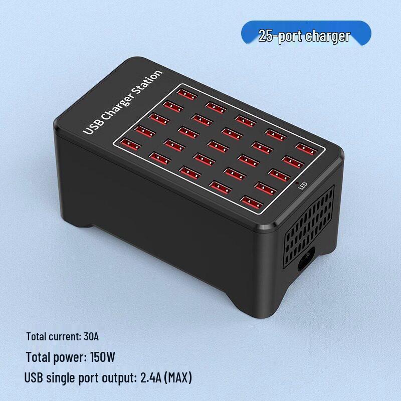 Fast Multi-Port USB Charger & Smart Desktop Charging Station