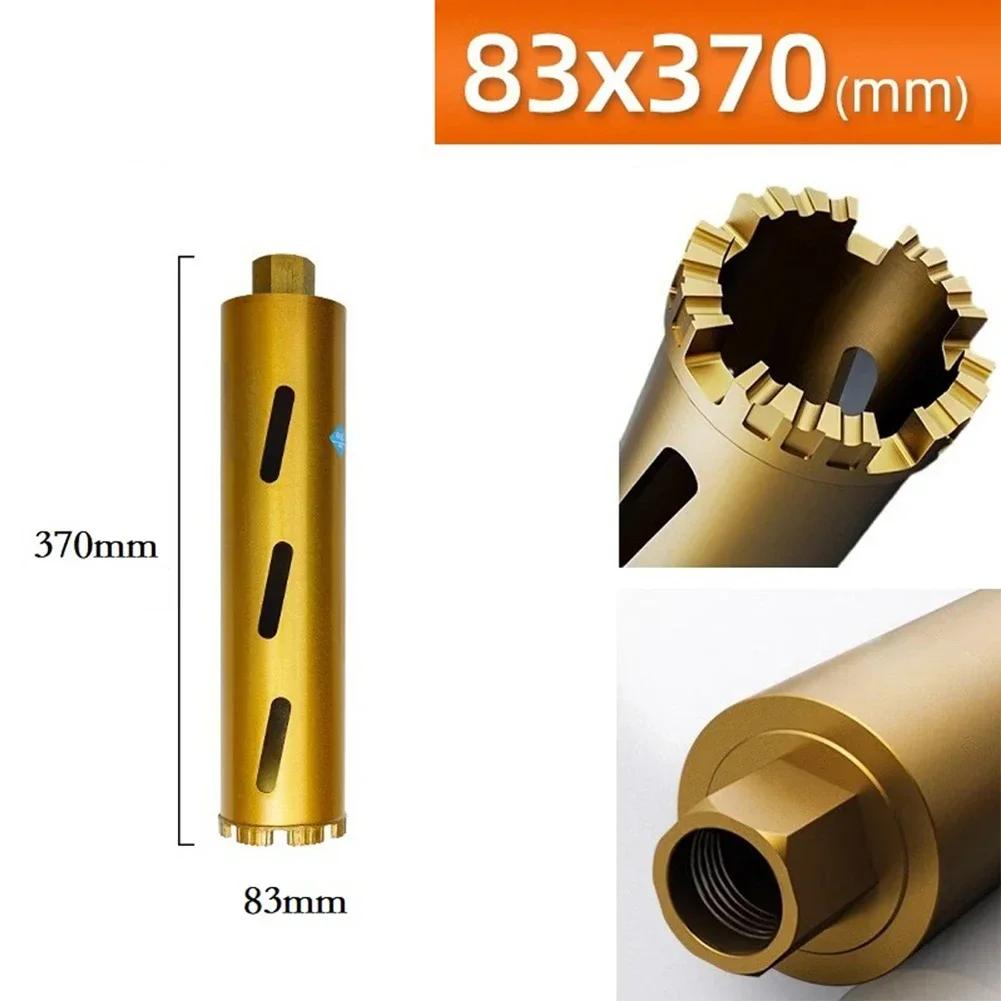 M22 Concrete Core Drill Bit 370mm for Efficient Drilling in Hard Surfaces Compatible with Most Drilling Machines