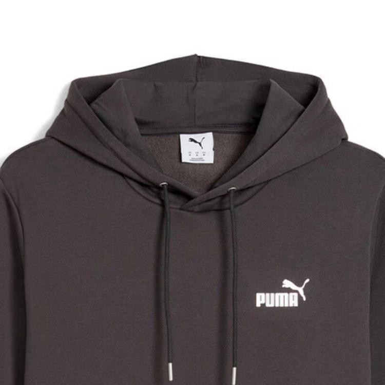 Puma Logo Örgü Kapüşonlu Uzun Kollu Sweatshirt Erkek sweatshirt 634668-44
