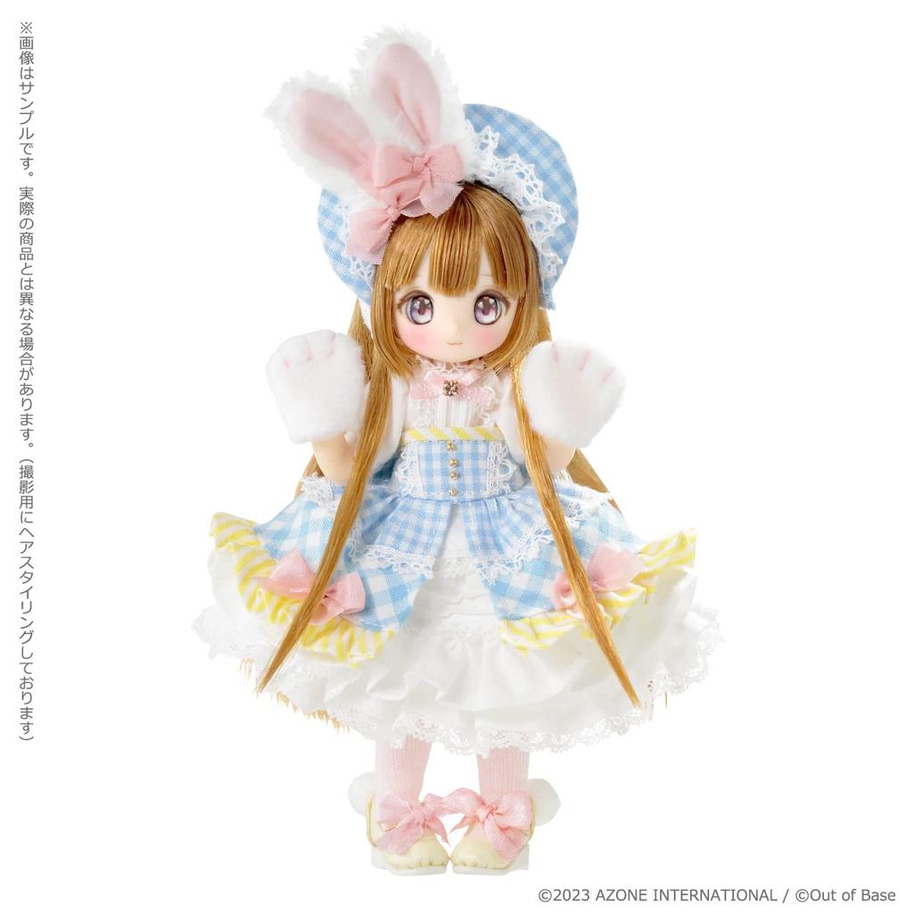 Azone International Akai Camera X SugarCups Bisquetina ~Happy Easter Bunny~ 1/12 Scale Soft Vinyl Head Collector's Scale Doll