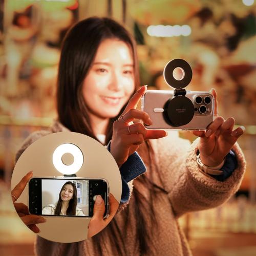 

[Araree] Araree Smartphone LED Selfie Light Magnetic Macpylight Black