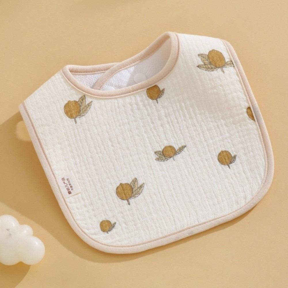 Cartoon Print Baby Bibs Cotton Newborn Saliva Towel New Burp Cloths