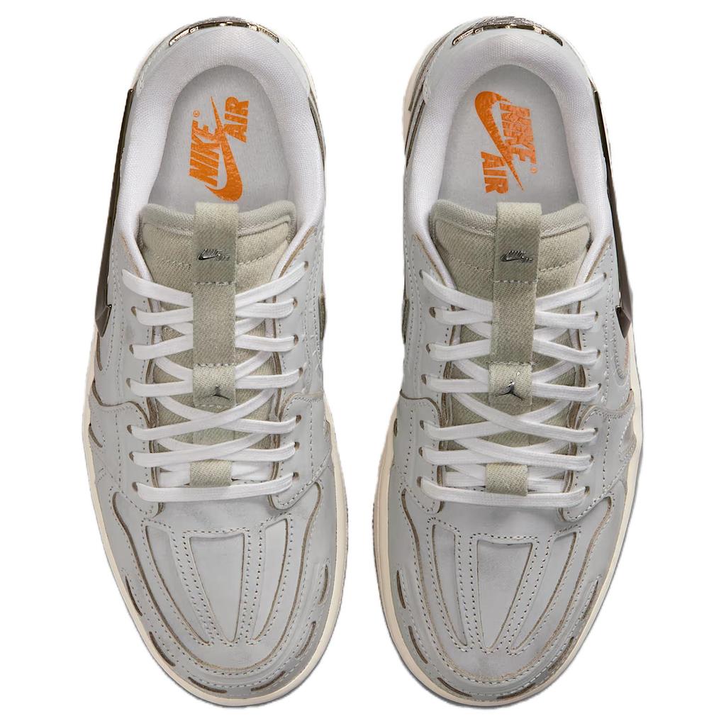 Jordan Air Jordan 1 Low Top Vintage Basketball Shoes Women's Light Gray IM6662-181