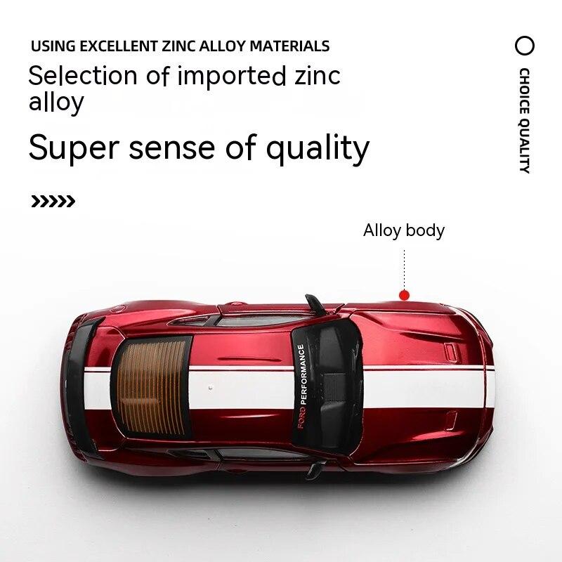 Udělejte si vlastní přizpůsobitelný model automobilu Ford Mustang v měřítku 1/42 – jedinečný sběratelský závodní vůz pro fandy a nadšence