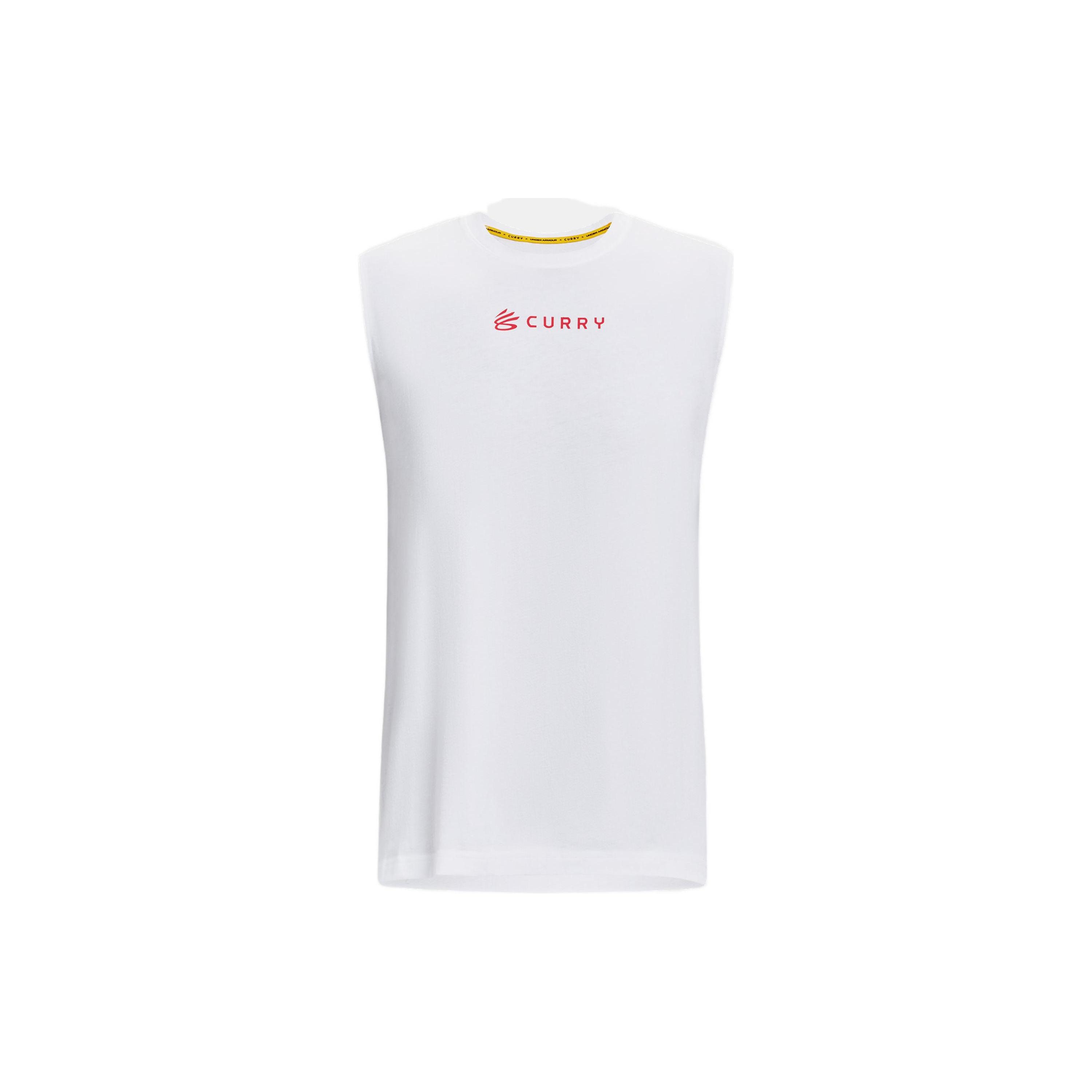 Мужская майка Under Armour CURRY Белая 1372507-100 XXXL