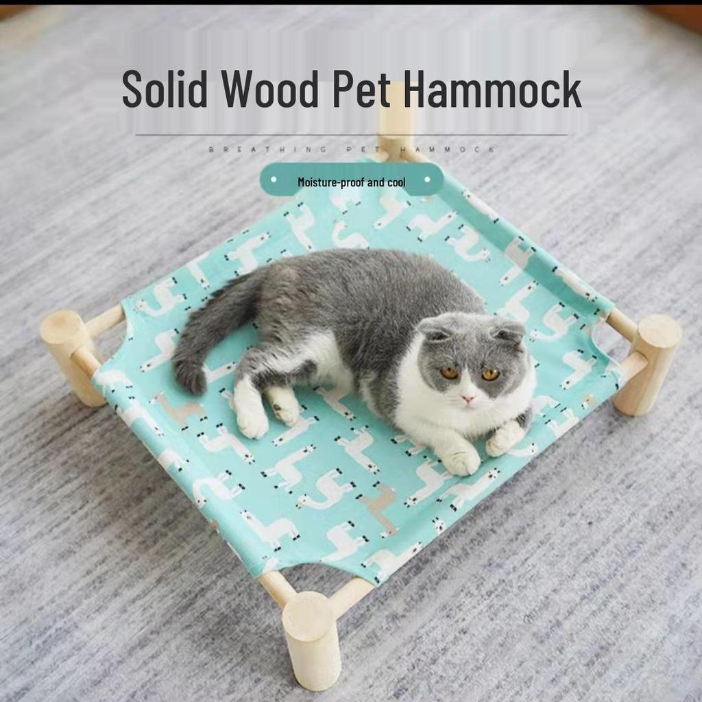 Universal Washable Cat Bed with Scratching Board and Toy Hammock