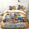 Delicious in Dungeon 3pc set Perfect for bedroom use Comfortable bedding set includes a duvet cover and two pillowcases Ideal birthday or Christmas gi
