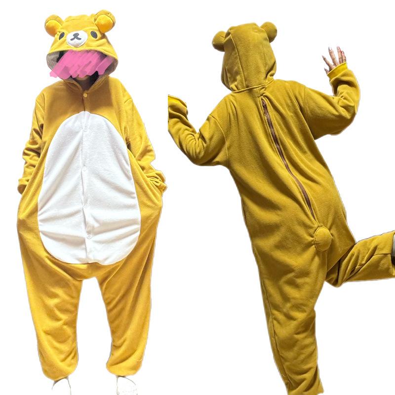 Bear onesie, Halloween stage costume, adorable cartoon unisex loungewear