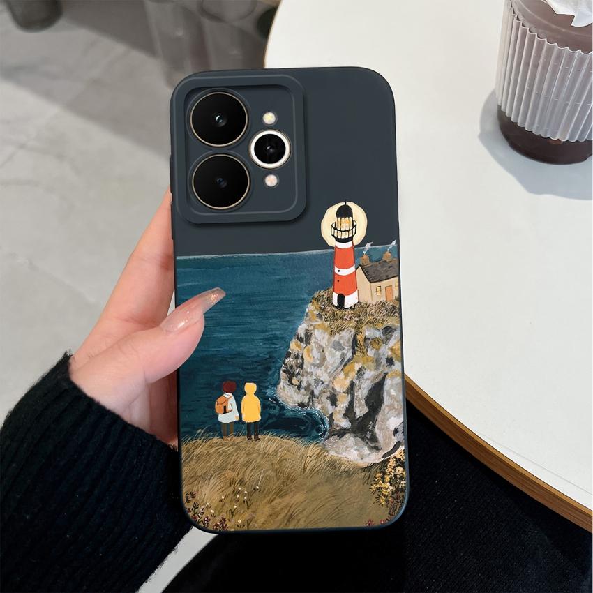 For Realme 15 15T 15X C21Y C25Y Note 70 70T C71 C73 C33 C35 Phone Shell Fashion Leopard Print Patterns Anti Drop Cases For Realme Silicone Back Covers