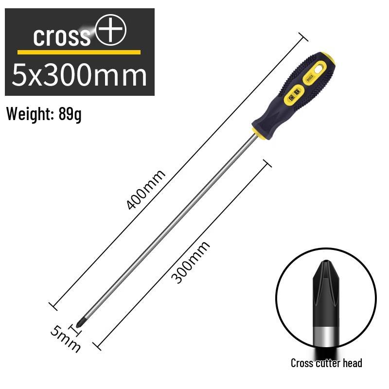 Przemysłowy Magnetyczny Zestaw Śrubokrętów Phillips i Płaskich - Zawiera Bardzo Twarde, Mocne i Małe Narzędzia