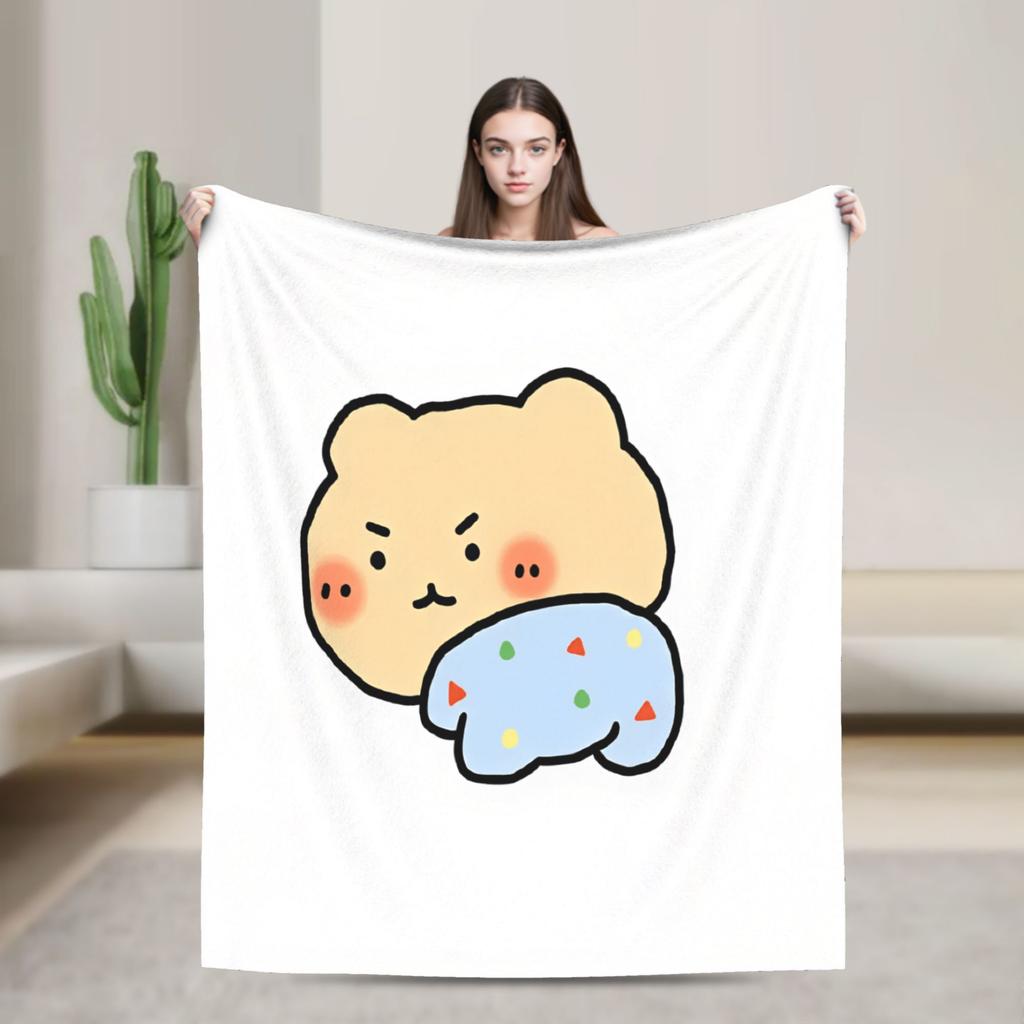 Cute M-Manggom Blanket Super Soft Throw Blanket Winter Adults Home Decor Camping Bedspread