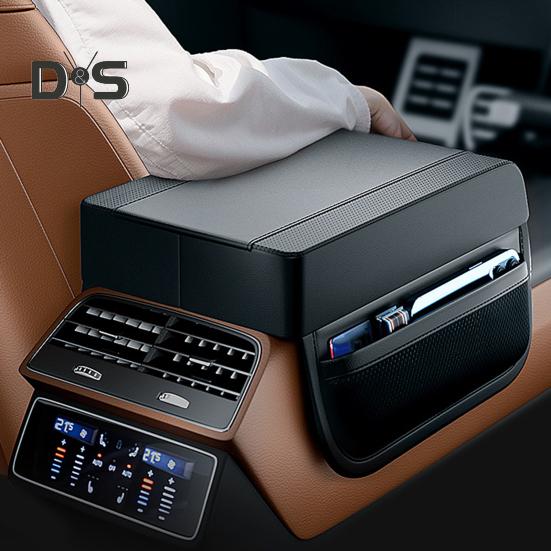 Universal Car Armrest Cushion Memory Cotton Armrest Box Mat Waterproof Auto Center Console Cover Pad Elbow Rest Box Covers for Driving Comfort Support