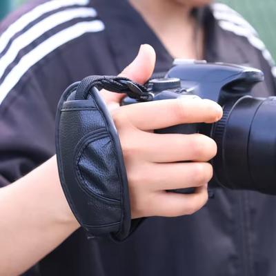 Φορητό Λουράκι Χειρός για Φωτογραφική Μηχανή, Καθολικά Ρυθμιζόμενα Πελματικά Λουράκια με Επένδυση, Λουράκια Ασφαλείας για Κάμερες DSLR Nikon Sony κατά της Πτώσης