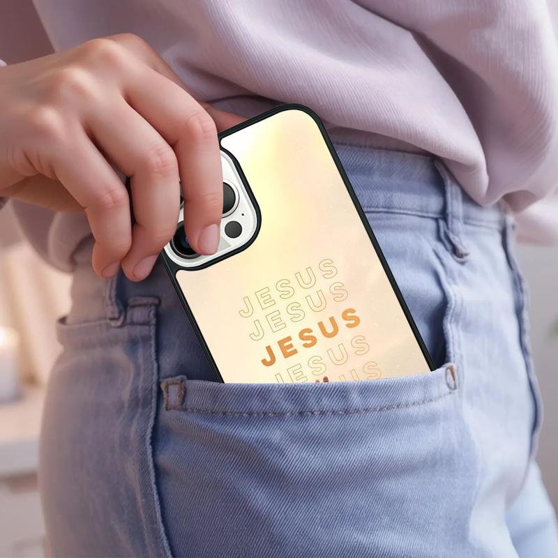 Jesus Christ God Bless You Phone Case For iPhone 17 Air 15 16e 14 13 Pro Max Coque 12 11 Pro Max PLUS cover