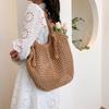 Knitted Bag Handmade Bag Crocheted Tote Bag Tassel Shoulder Bag Handbag Knitted Bag Early Spring