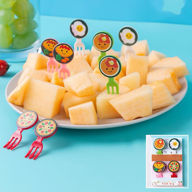 6/10pcs/set Animal Food Fruit Picks Forks Bento Lunch Box Decor Accessory For Kids Toothpick Lunches Party Decor