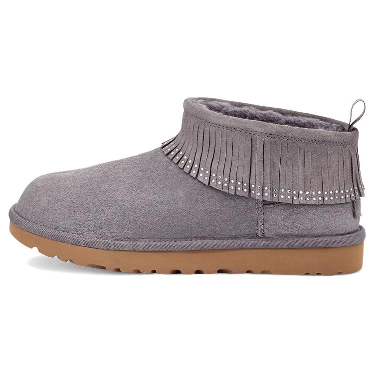 (WMNS) UGG Ultra Mini Fringe Bling Purple Grey Women s 1121576-SHA EU 36
