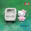 Silicone Molds: KT Cat & Little White Rabbit for Chocolate, Fondant, Cake, Resin DIY