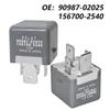 Novo 4 pinos 12V 80A relé de pisca-pisca eletrônico 90987-02025 156700-2540 carros compressores de ar condicionado pisca-pisca relé de pisca
