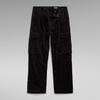 G-Star RAW Cargo Pants Men Straight Fit black Renato Straight Cargo D23634-D405-6484-W33/L30
