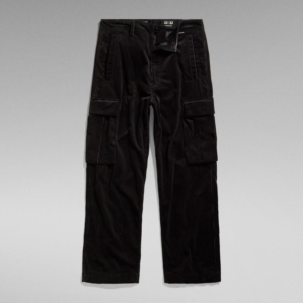 G-Star RAW Cargo Pants Men Straight Fit black Renato Straight Cargo D23634-D405-6484-W33/L30