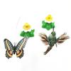 Interactive Cat Toys USB Electric Intelligent Rolling Ball Toy Cats Pet Silicone Automatic Rotate Mouse Tail Kitten Teaser Stick