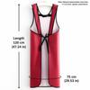 New PU Kitchen Apron Waterproof Sleeveless Cooking Apron Easy Clean Bib Apron Food Service