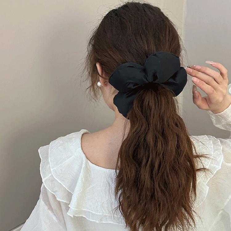 Flower Scrunchies Female French Aesthetic Hair Scrunchies Sweet Hair Accessories Flower Hairband Women Elegant Headdress