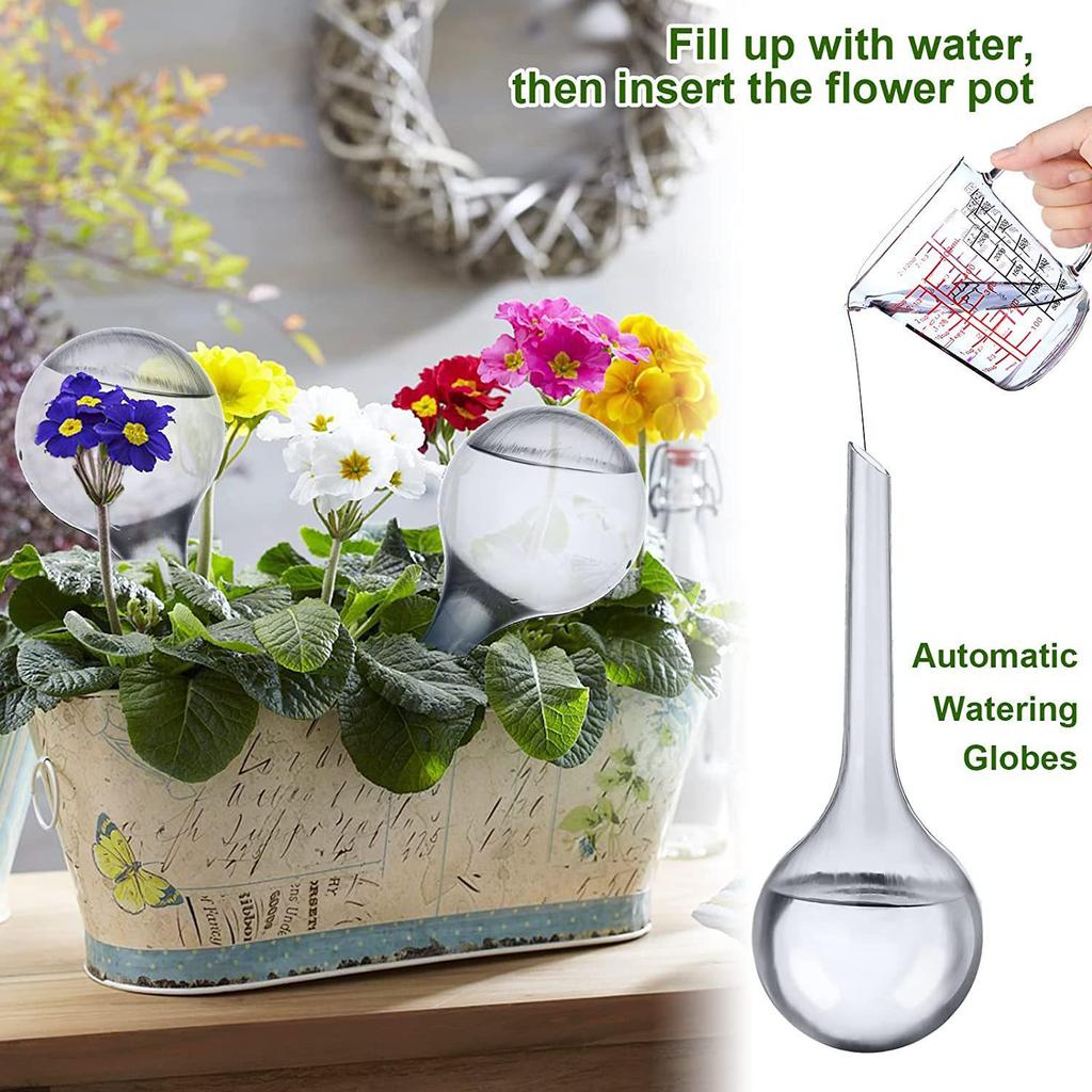 Auto-Watering Round Bulb: Lazy Plant Garden Drip System