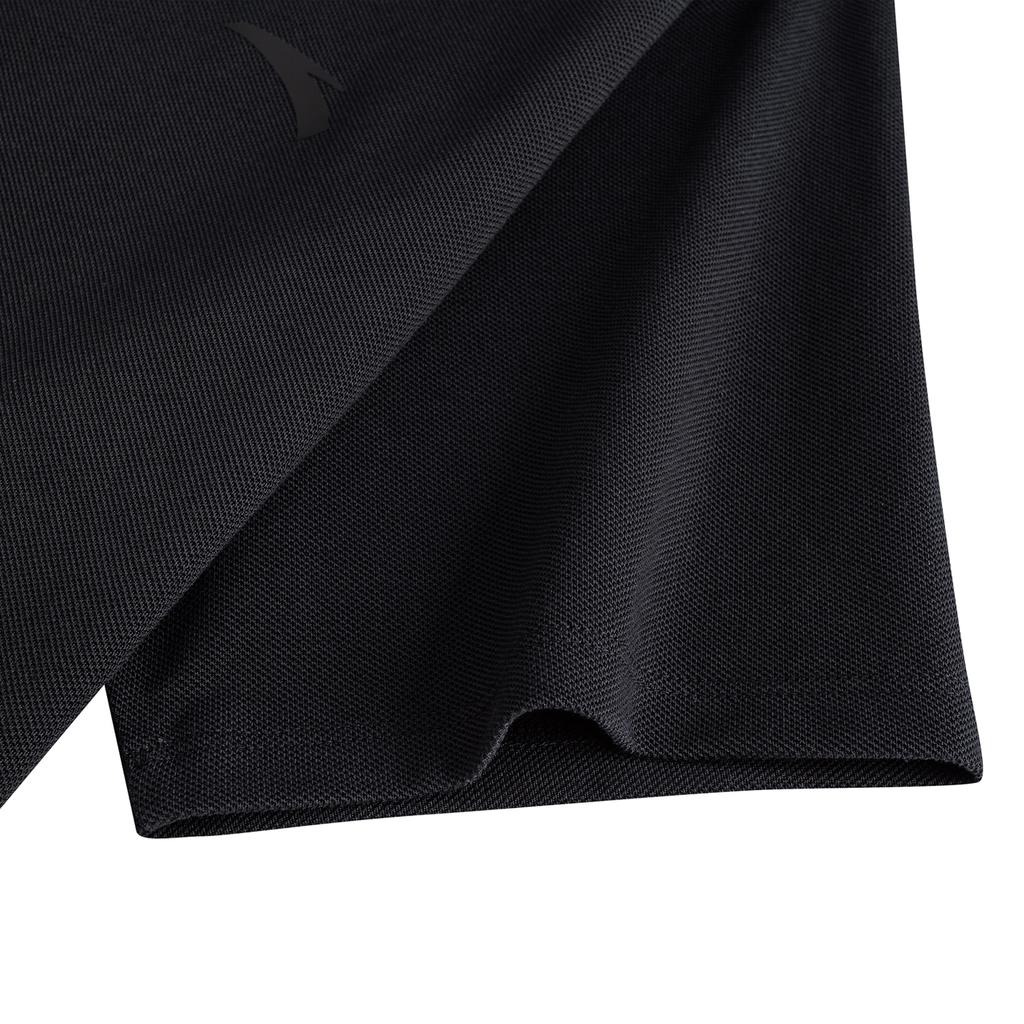 Anta Training Sports Casual Fashion Urban Commuting Skin-Friendly Comfortable Breathable Sweat-Wicking Polo Shirt Men tops Black 952627116-4