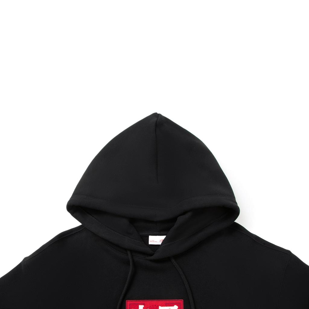 Li Ning Loose Fit Pullover Hoodie Unisex Hoodies AWDVQ13-1