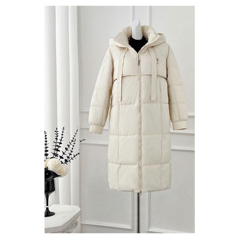 Winter New Loose Thick Cotton-padded Jacket Women's Extended Thick Bread Coat Cotton-padded Jacket Coat.