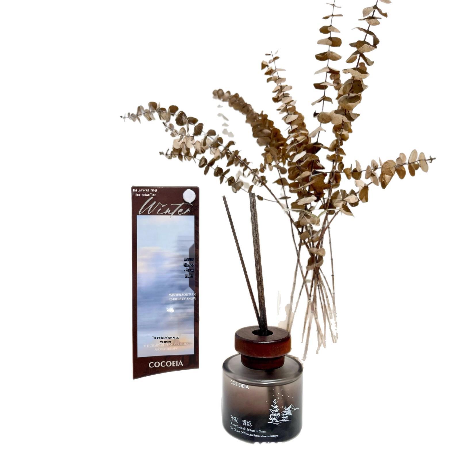 Enhance any room with our seasonal fragrance, creating a relaxing atmosphere in the living room and a pleasant aroma in the bathroom. Winter Silence · Snow Ash