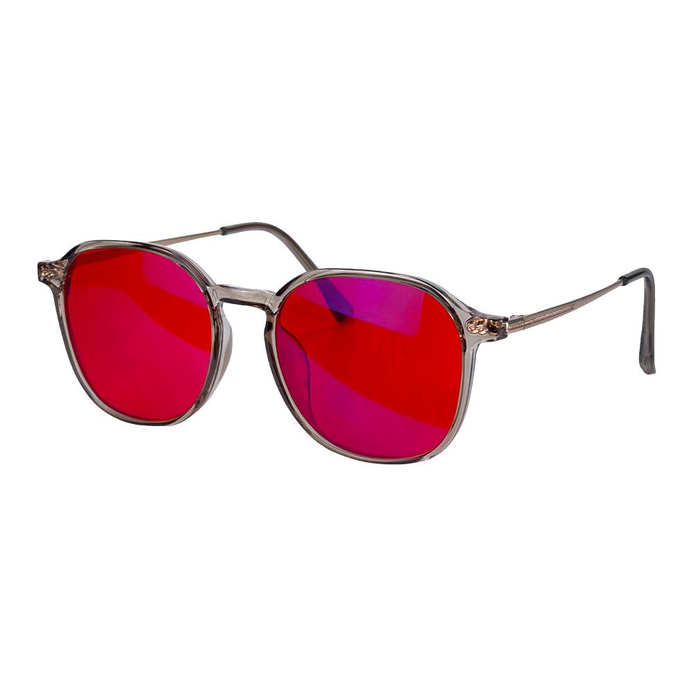 

Blue Light Blocking Eyeglasses Orange Lenses Red Glasses for Better Sleep Improve Insomnia Rectangular Tr90 Glasses Ladies Big Size 140mm