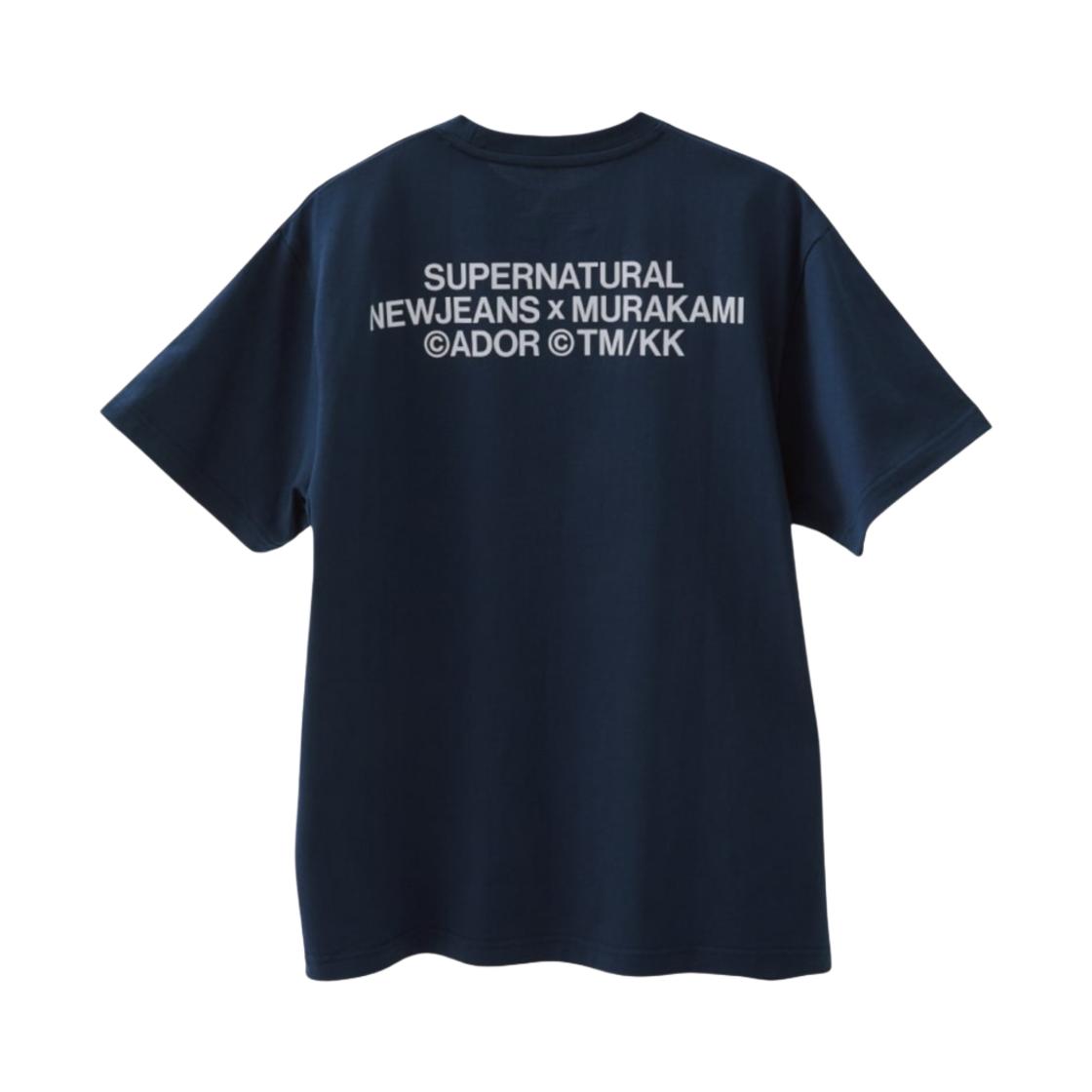 NewJeans x Murakami T-Shirt Navy XL