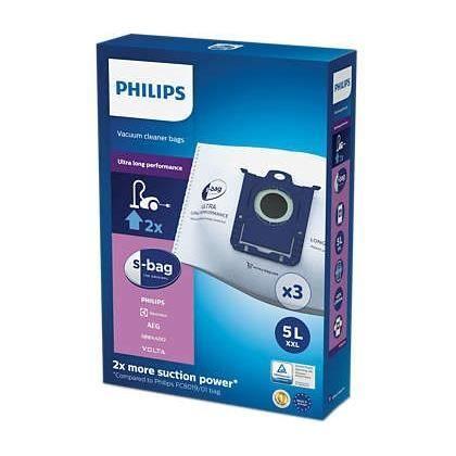 Sac d'aspirateur Philips SBAG® Original, haute performance, volume 5L, 3 pièces