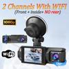 WIFI APP Dash Cam for Car 2/3 Channel Front Rear Camera 1080P Video Recorder Dashcam Black Box Car DVR Optional Rear View Camera