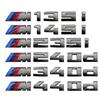 AAAPG1 3D Grey badge Letters for BMW 1 2 3 4 5 7 Series M 135 140 145 235 240 340 440 550 i d 760Li Car boot badge emblem Accessories