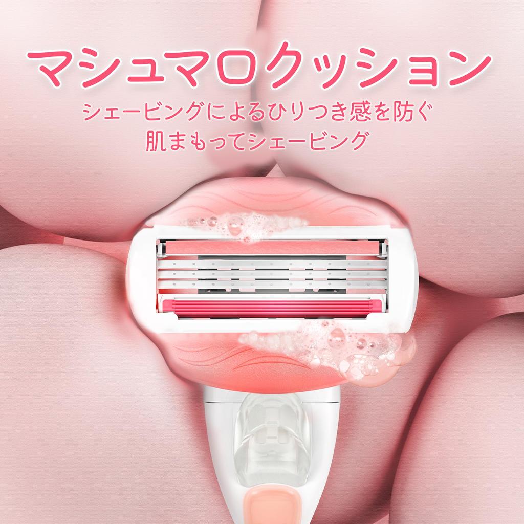 Gillette Venus VENUS White Tea Moisturizing Includes Razor and 8 Replacement Comfort Glide (Venus) Women's Razor, Scent, Skin, Blades,