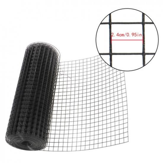 1"x1"  24" X 50' Chicken Rabbit Mesh Hardware Cloth Welded Wire Mesh Fence Roll