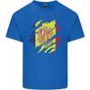 Torn Andorra Flag Andorran Day Football Unisexs Light Cotton TShirt