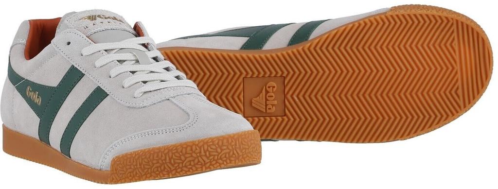 Кроссовки Gola Harrier Suede Sneaker бежевый зеленый оранжевый
