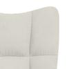 Relax Chair Cream White Velvet