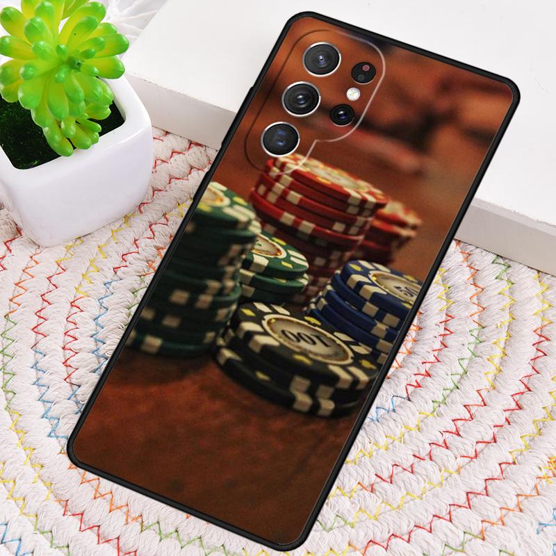 Dices Poker Casino Phone Case for Samsung Galaxy note 10 pro S26 Ultra S23 S24 FE S25 S21 S22 PLUS shockproof Cove